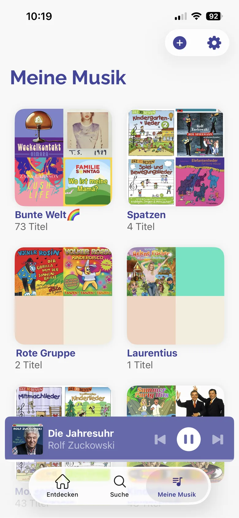 KIMMA App – Eigene Playlist anlegen